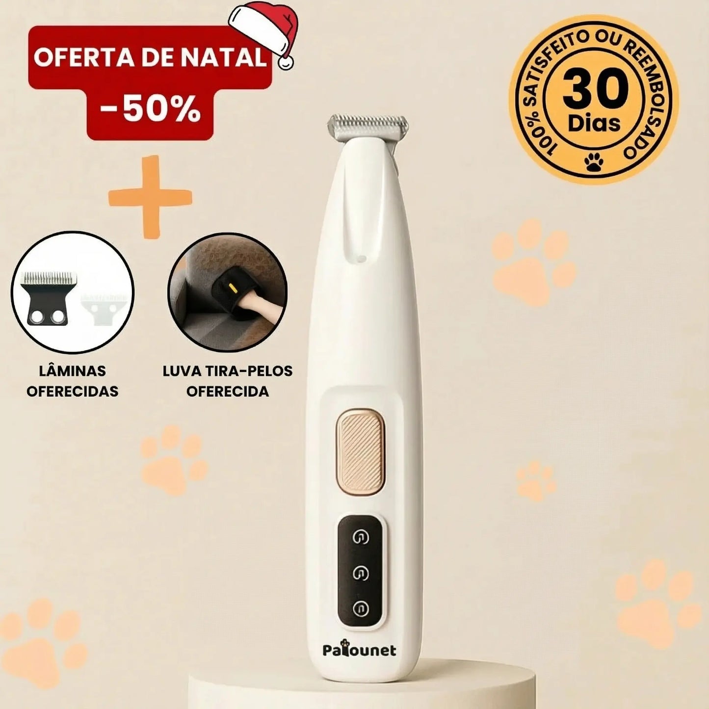 Patounet - Máquina de Tosquiar de Precisão para Gatos